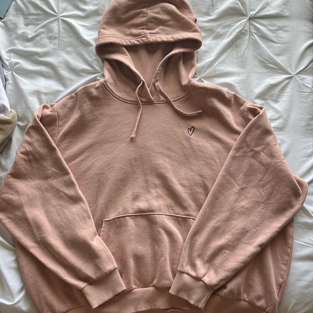 H&M hoddie, XXL, pink